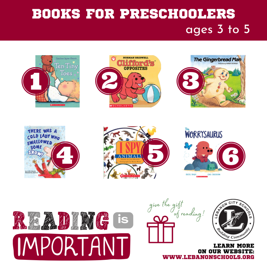 Suggested books for preschoolers